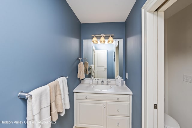 1 Stoneridge Dr, Loudonville, NY 12211 - bathroom with vanity and toilet