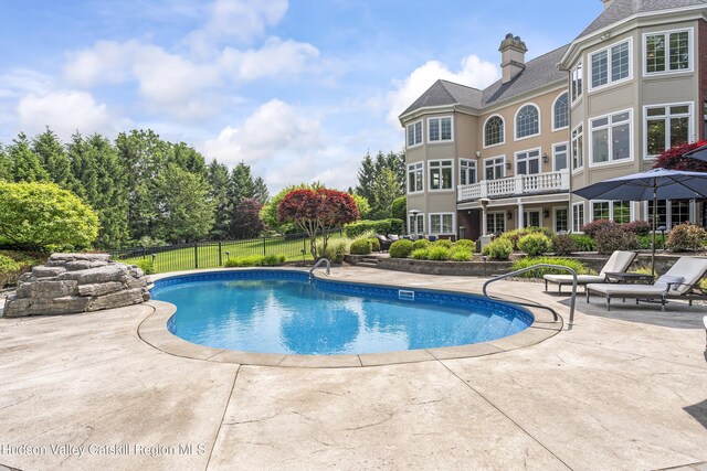 1 Stoneridge Dr, Loudonville, NY 12211 - view of swimming pool featuring a patio