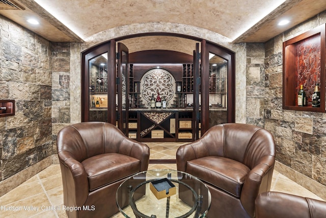1 Stoneridge Dr, Loudonville, NY 12211 - wine area with recessed lighting