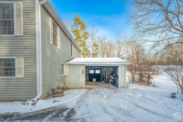 176 High Rock Rd, West Coxsackie, NY 12192 - view of snow covered property