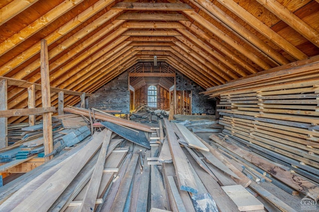 176 High Rock Rd, West Coxsackie, NY 12192 - view of unfinished attic