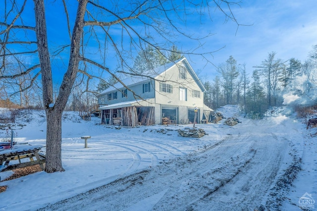 176 High Rock Rd, West Coxsackie, NY 12192 - view of snow covered exterior