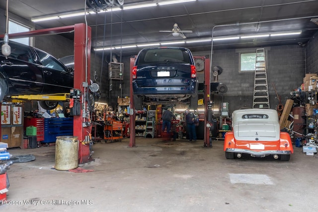 753 Rte 217, Hudson, NY 12534 - garage featuring a workshop area
