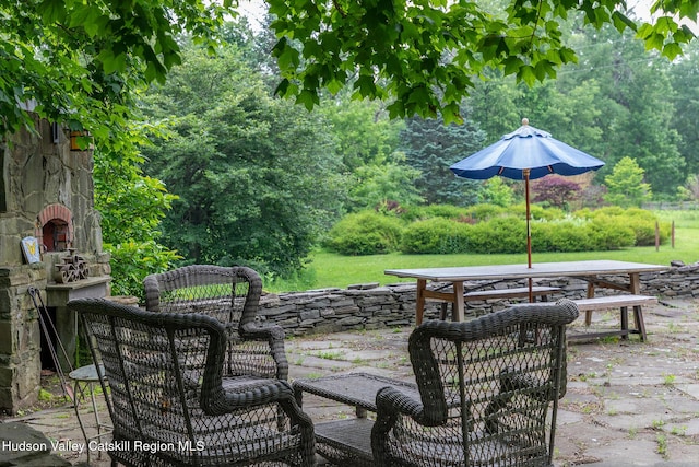 202 Buckwheat Bridge Rd, Germantown, NY 12526 - view of patio / terrace with outdoor dining area