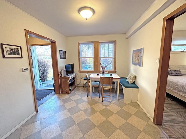 603-607 Wittenberg Rd, Mount Tremper, NY 12457 - dining area featuring baseboards