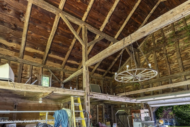 1716 Rte 212, Saugerties, NY 12477 - miscellaneous room featuring high vaulted ceiling