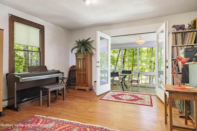 1716 Rte 212, Saugerties, NY 12477 - sitting room with wood-type flooring