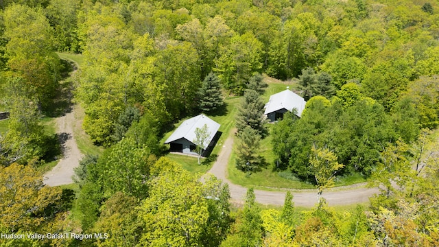 890 Bald Mountain Rd, Austerlitz, NY 12017 - aerial view of property and surrounding area with a forest