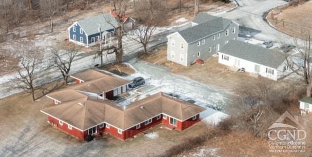 view from above of property