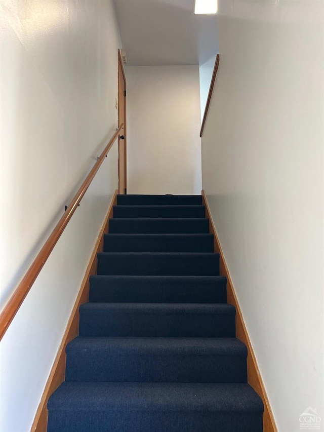 view of staircase