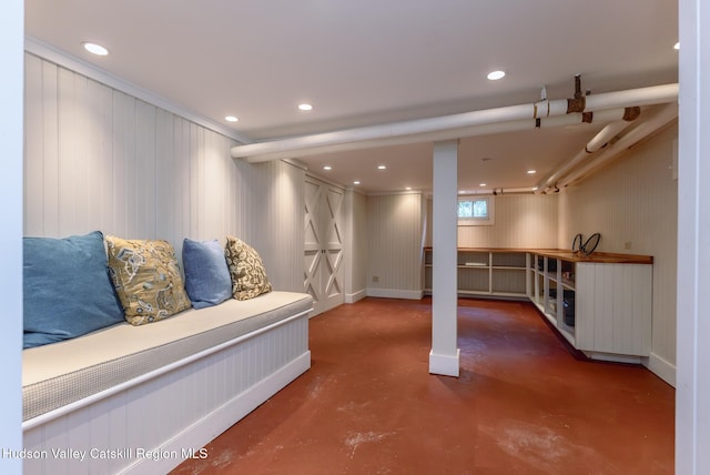 280 Pitcher Ln, Red Hook, NY 12571 - basement with recessed lighting