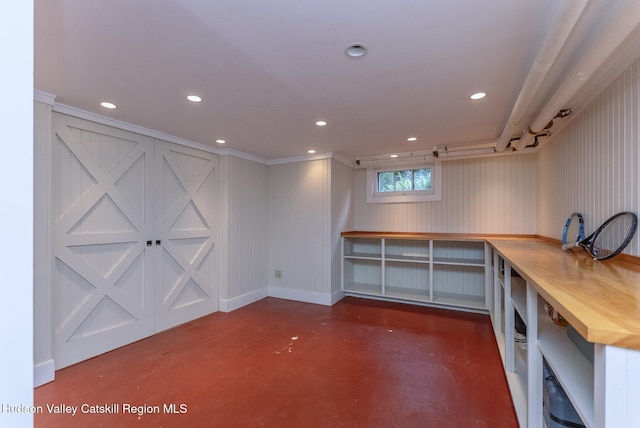 280 Pitcher Ln, Red Hook, NY 12571 - below grade area with recessed lighting