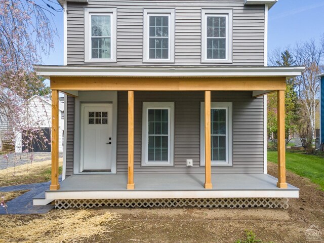 143 Grand St, Schoharie, NY 12157 - view of outbuilding with a porch