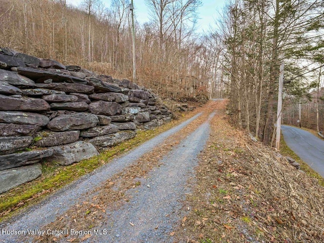 view of road