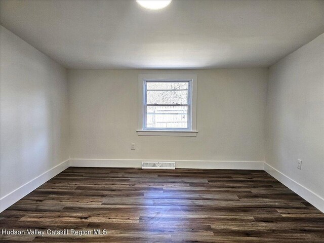603-607 Old Stage Rd, Saugerties, NY 12477 - spare room featuring dark wood-style floors and baseboards