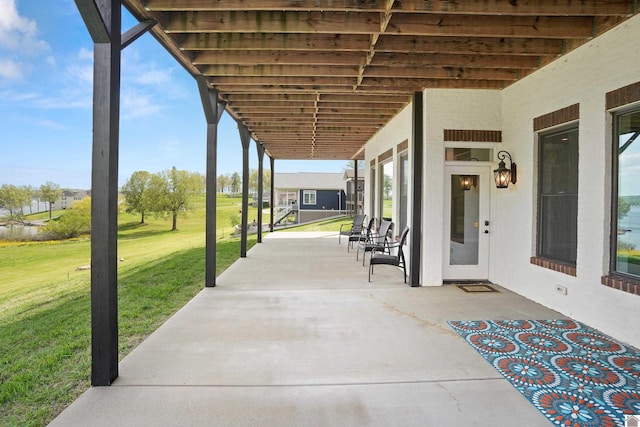 view of patio