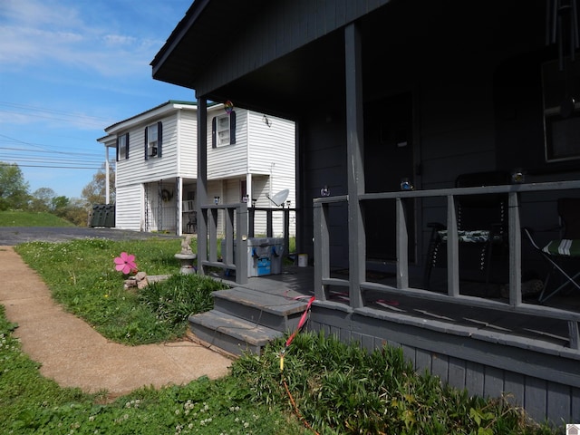 view of exterior entry