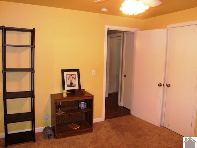 unfurnished bedroom with carpet