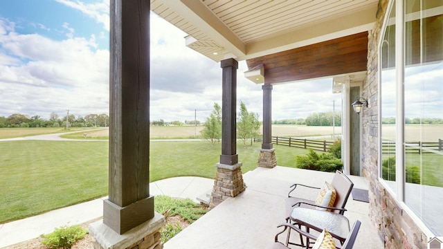 view of patio