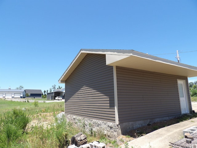 view of property exterior