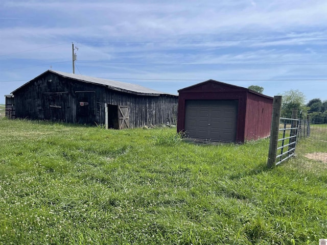 view of outbuilding