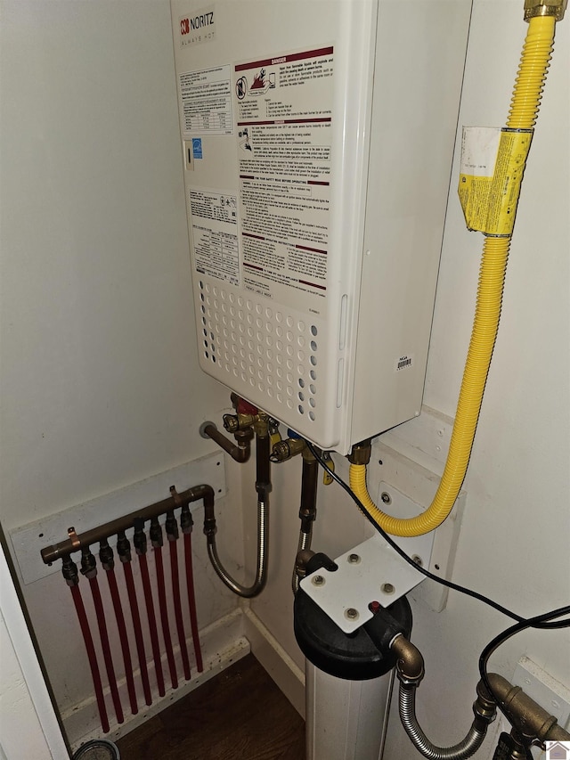 utilities featuring water heater