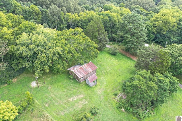 360 Boyds Landing Rd, Canton, KY 42211 - aerial view of property and surrounding area with a forest
