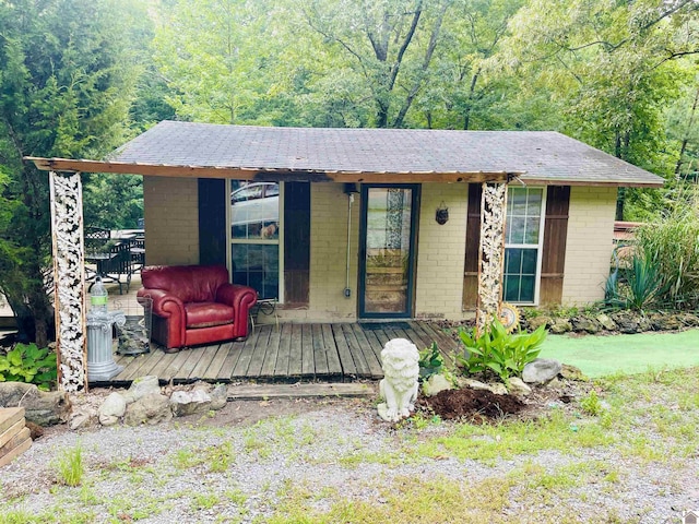 view of front of home