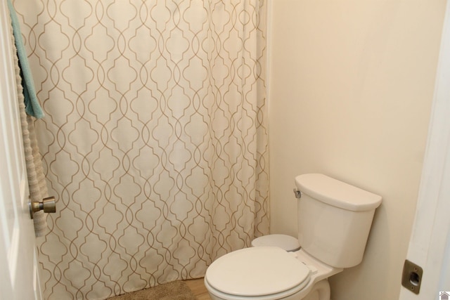 bathroom with toilet