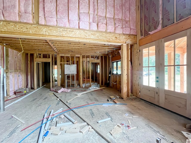 misc room with french doors