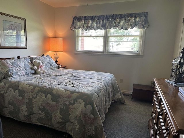 bedroom featuring carpet flooring