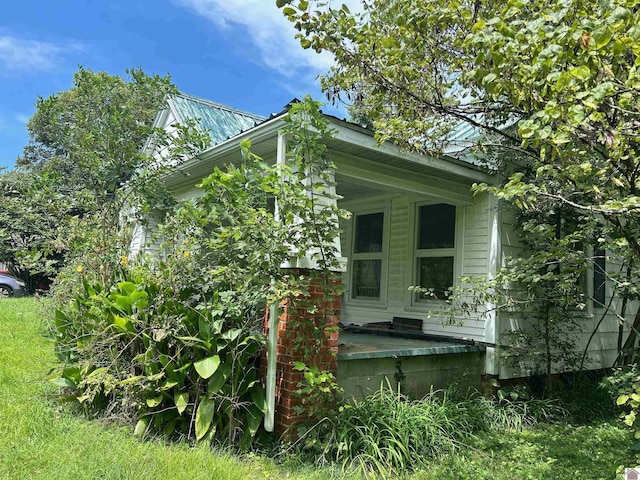 view of side of property