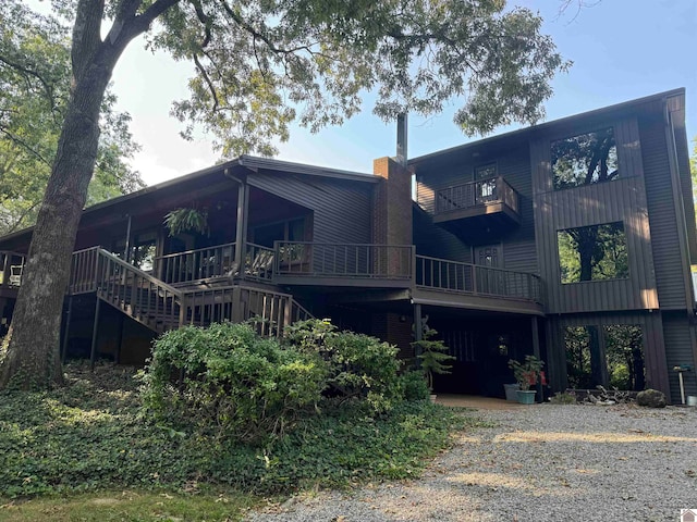 view of rear view of house