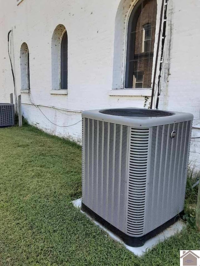 exterior details with cooling unit