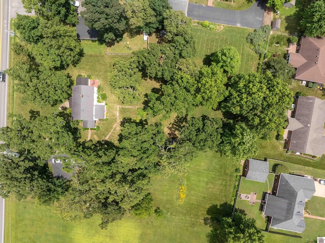 drone / aerial view featuring a residential view