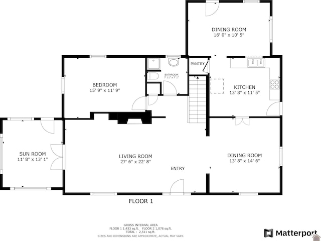 2149 W State Route 94, Murray, KY 42071 - home floor plan