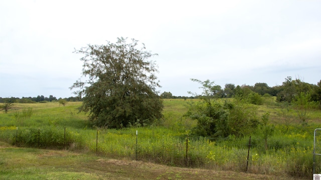 view of landscape with a rural view