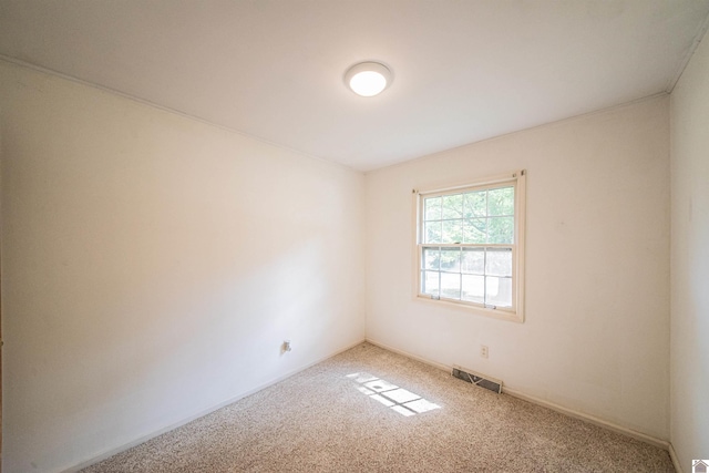 spare room featuring carpet