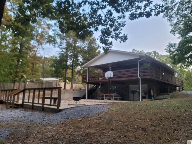 view of rear view of house