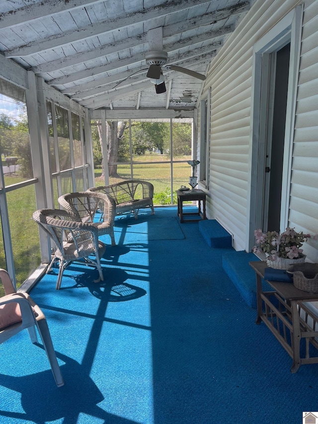 2234 Ted Williams, Paducah, KY 42003 - sunroom / solarium with ceiling fan