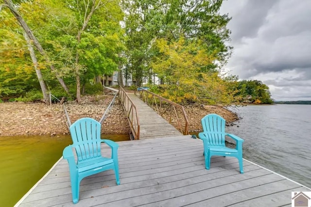 354 Sassafrass Rd, Cadiz, KY 42211 - dock featuring a water view