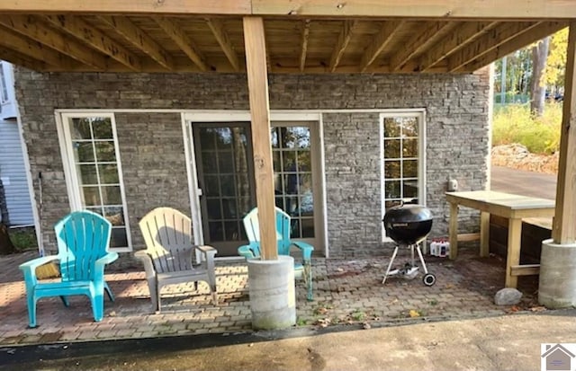 354 Sassafrass Rd, Cadiz, KY 42211 - view of patio / terrace with a grill