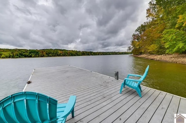 354 Sassafrass Rd, Cadiz, KY 42211 - dock area featuring a water view
