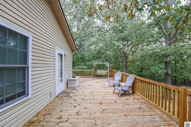 view of deck