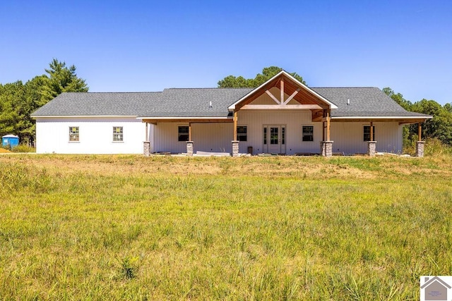 view of rear view of property