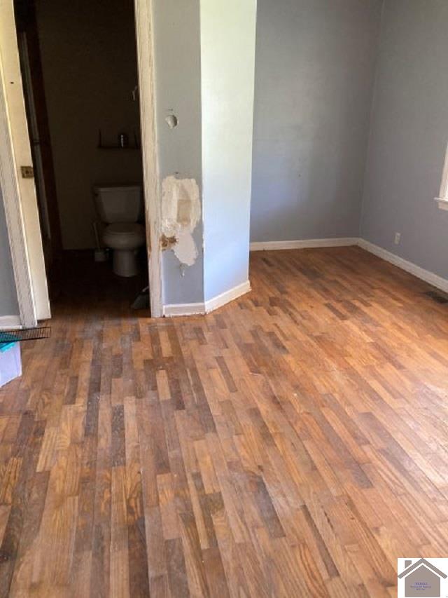 interior space featuring wood-type flooring