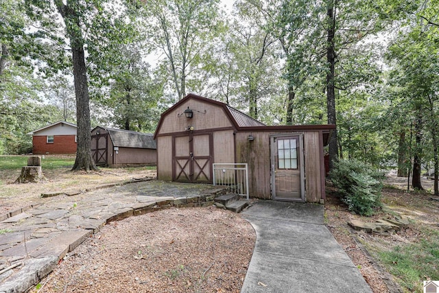 view of outbuilding