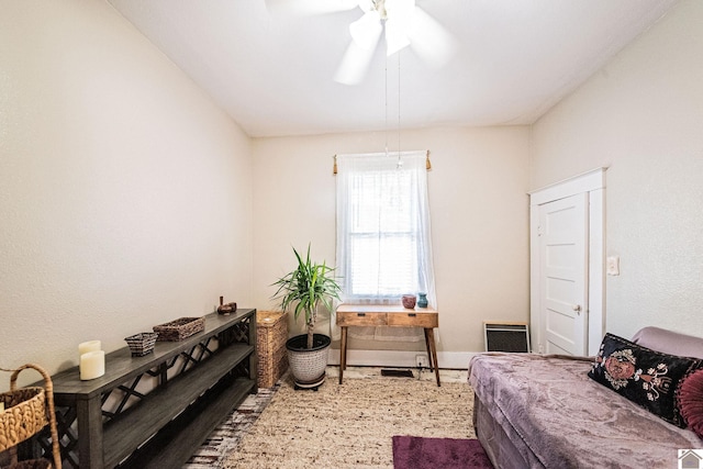 1804 Market St, Metropolis, IL 62960 - bedroom with a ceiling fan and baseboards