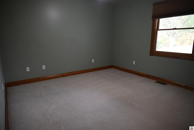 empty room with carpet floors