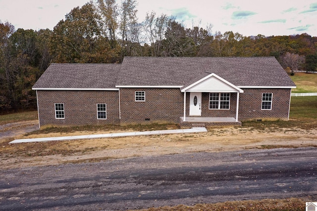 view of front of property